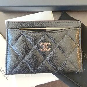 Chanel Black Caviar Card Holder
